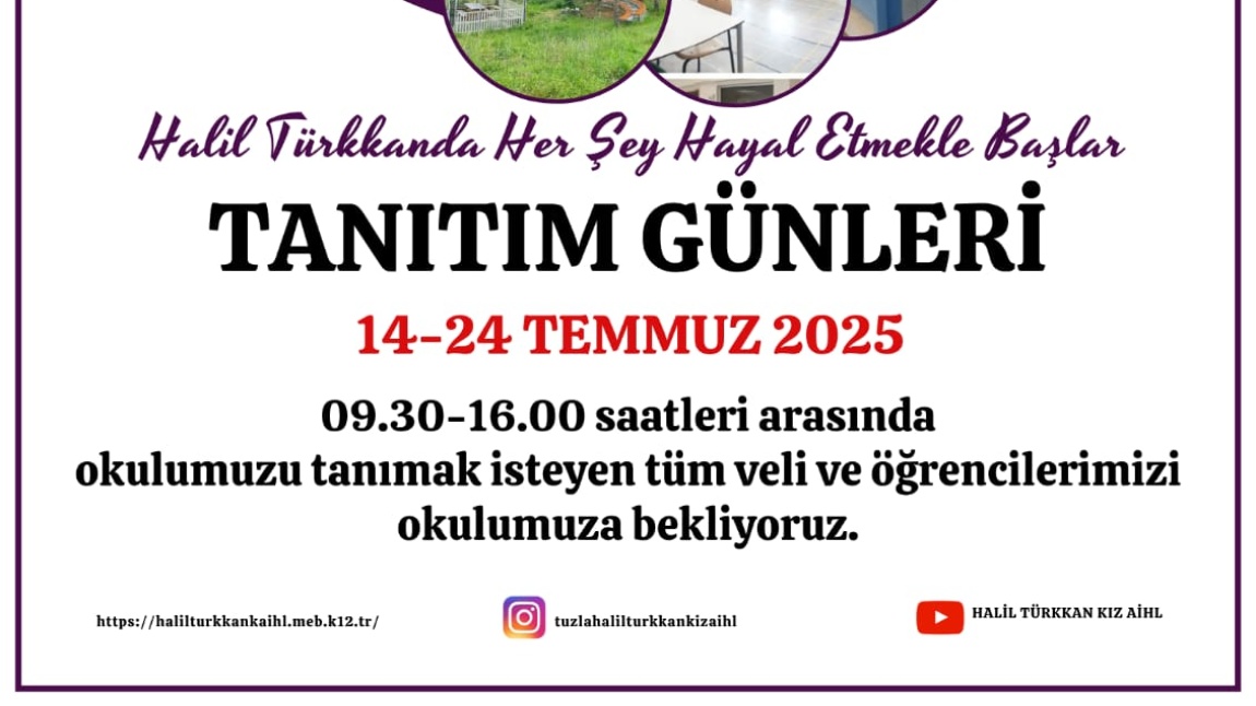 OKUL TANITIM GÜNLERİ